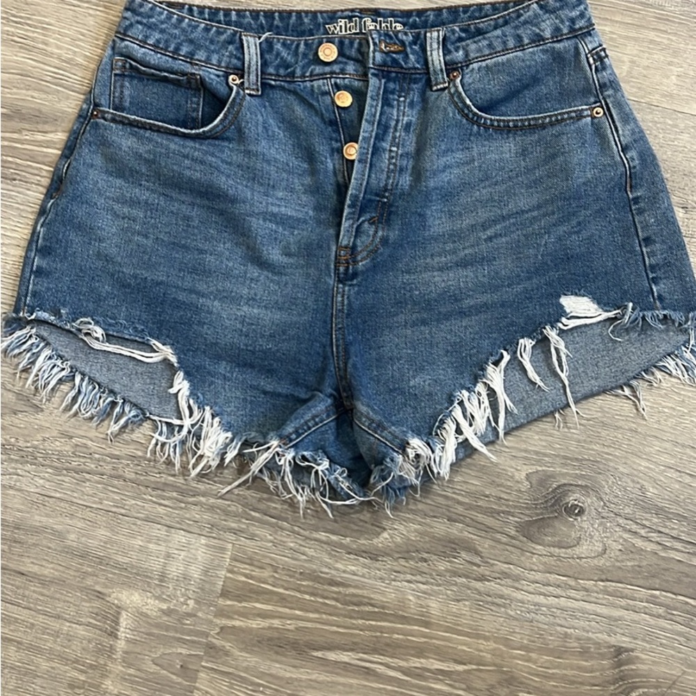 Wild Fable Distressed Blue Jean Shorts